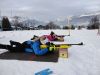 Jessica und Luca beim liegend Schiessen